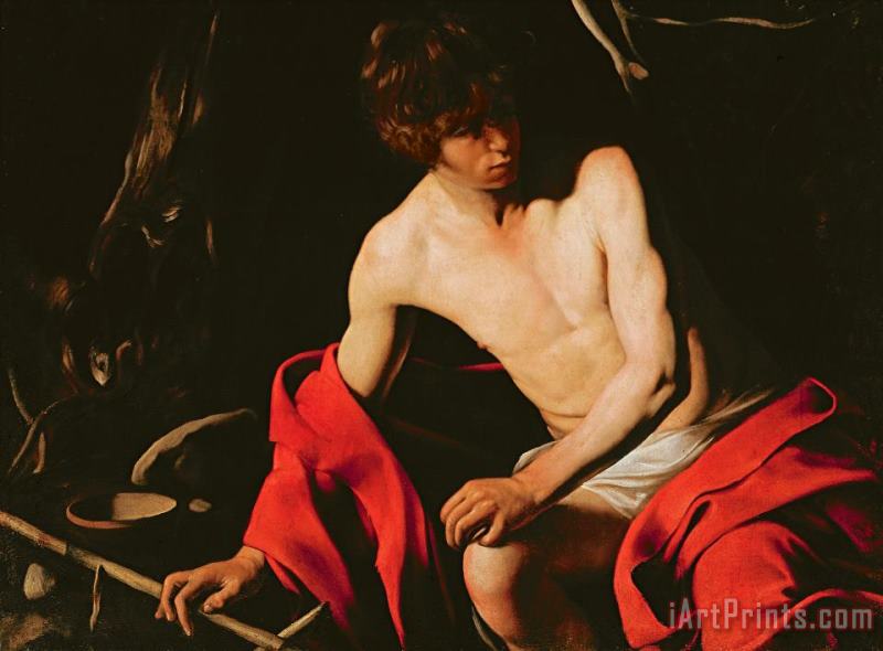 Michelangelo Caravaggio Saint John the Baptist Art Print