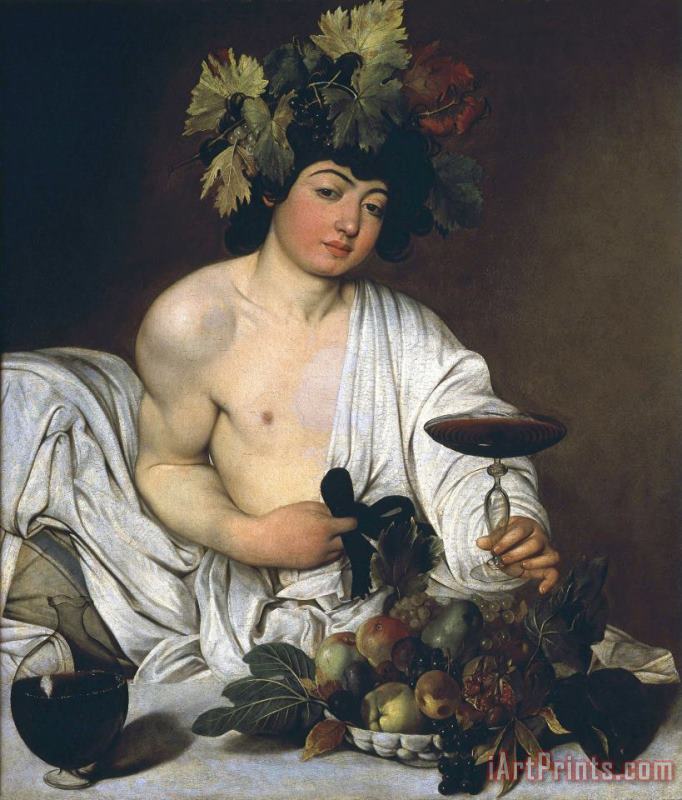 The Young Bacchus painting - Michelangelo Merisi da Caravaggio The Young Bacchus Art Print