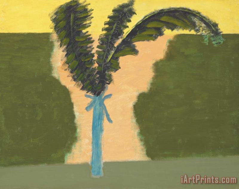 Milton Avery Palm at Sunset Art Print