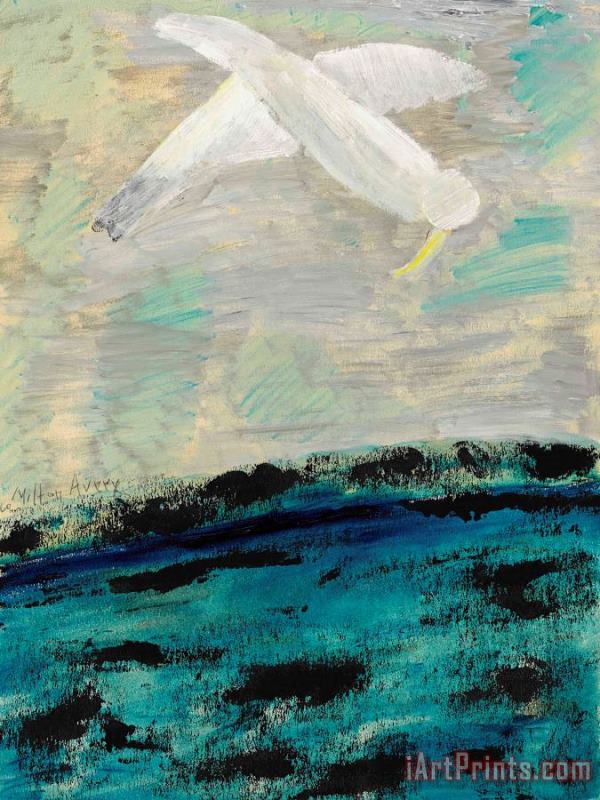 Milton Avery Plunging Bird Art Painting