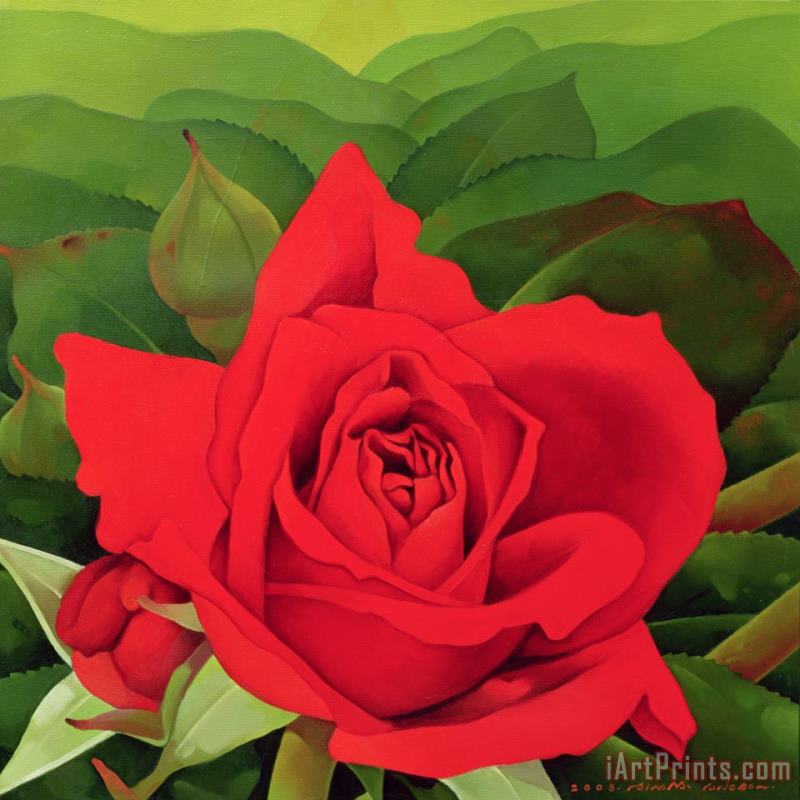 Myung-Bo Sim The Rose Art Painting