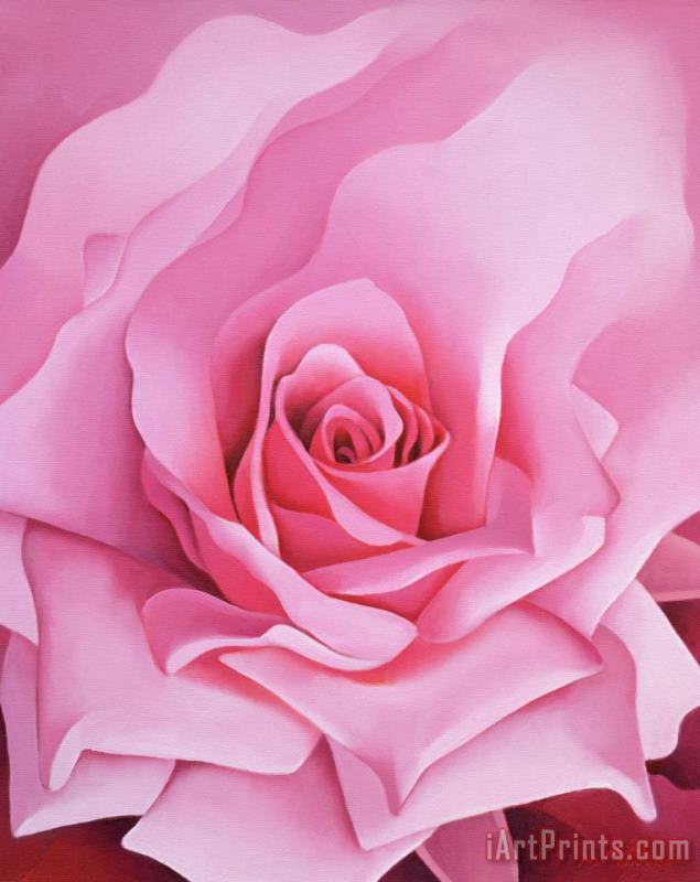 The Rose painting - Myung-Bo Sim The Rose Art Print