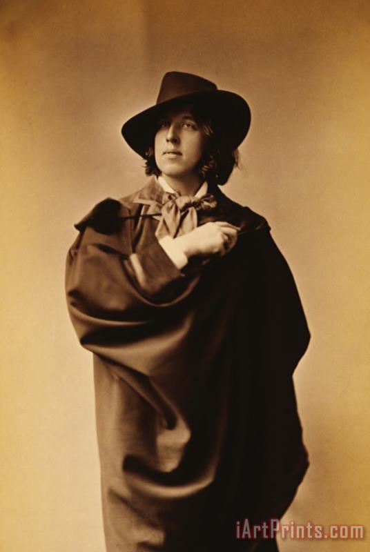 Oscar Wilde painting - Napoleon Sarony Oscar Wilde Art Print
