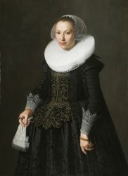 Nicolaes Eliasz Portrait of a Lady painting