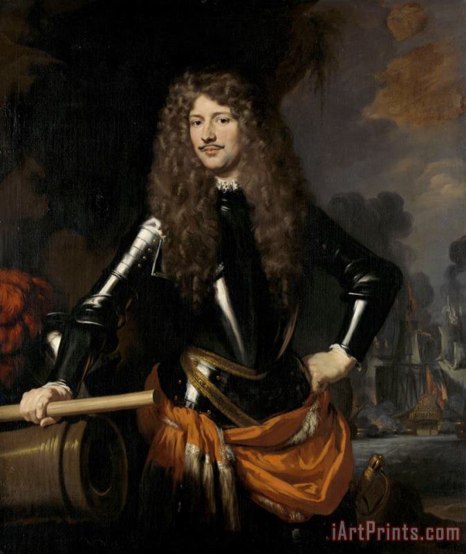 Nicolaes Maes Cornelis Evertsen, Lieutenant Admiral of Zeeland Art Print