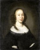 Portrait of a Young Woman of The Fortesque Family of Devon Paintings - Portrait of a Young Woman by Nicolaes Maes