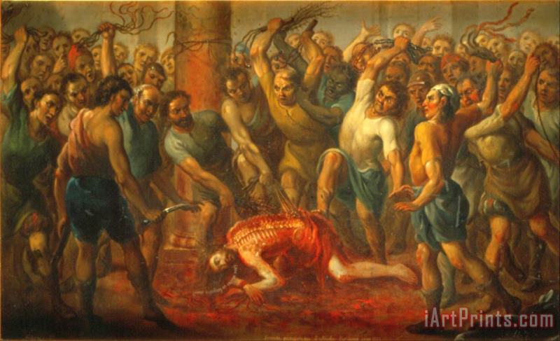 Nicolas Enriquez The Flagellation Art Painting
