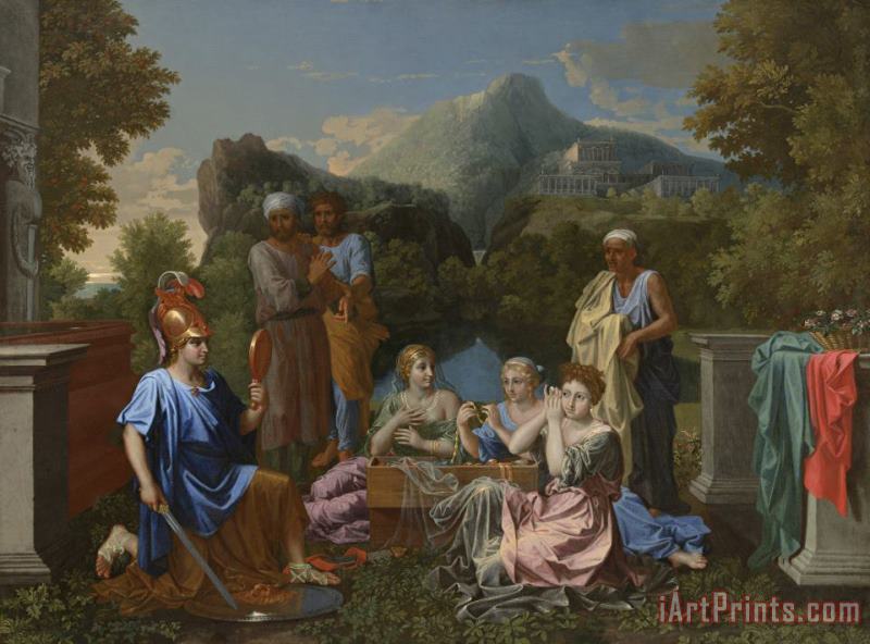 Nicolas Poussin Achilles on Skyros Art Print