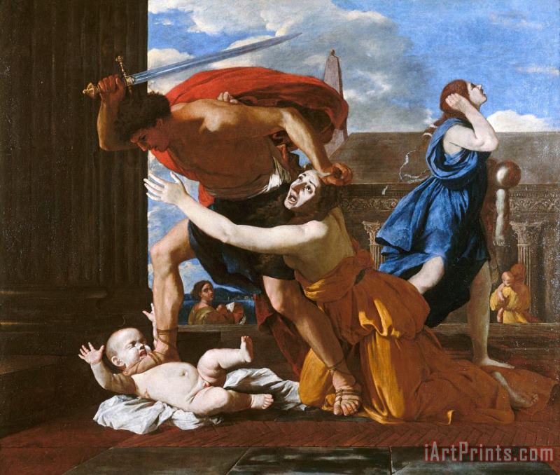 Nicolas Poussin Le Massacre Des Innocents Art Painting