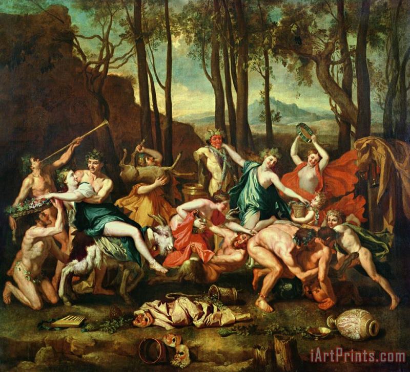 The Triumph of Pan painting - Nicolas Poussin The Triumph of Pan Art Print