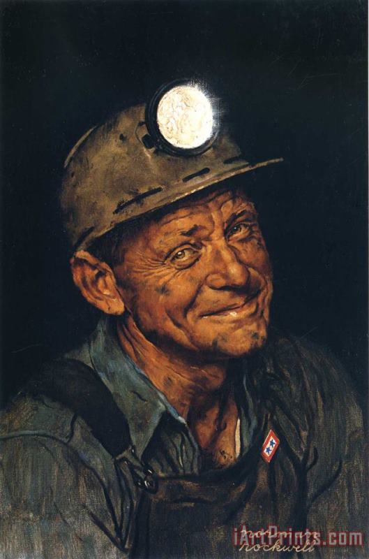 Norman Rockwell Mine America's 1943 Art Print