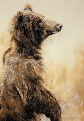 Odile Kidd Grizzly Bear 2 painting