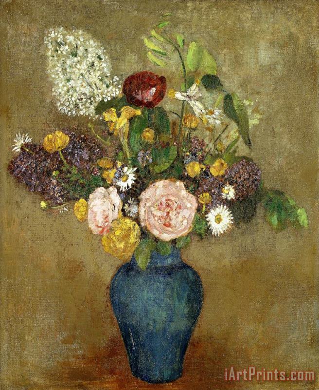 Odilon Redon Vase Of Flowers Art Print