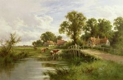 On the Thames near Marlow On the Thames near Marlow painting
