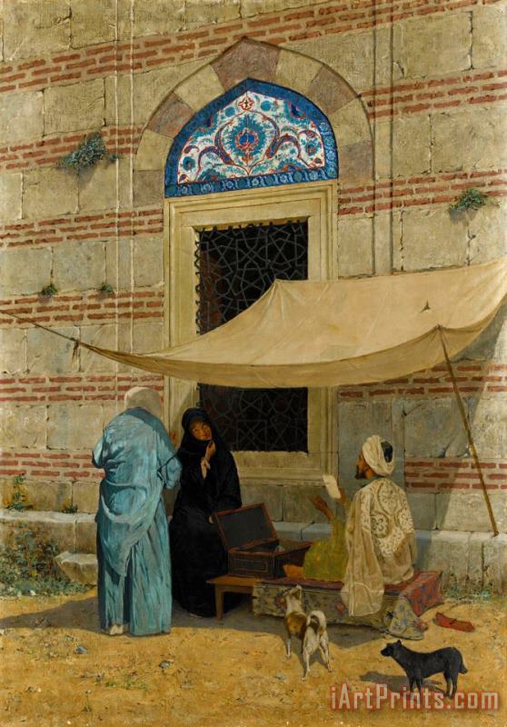 Arzuhalci , Public Scribe painting - Osman Hamdi Bey Arzuhalci , Public Scribe Art Print