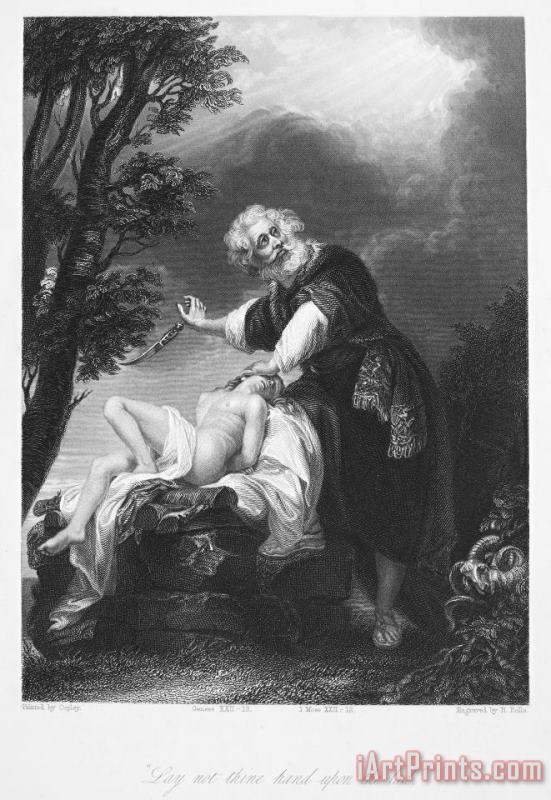 Abraham Sacrificing Isaac painting - Others Abraham Sacrificing Isaac Art Print
