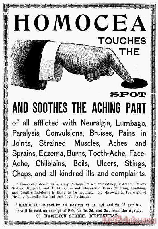 Others Ad: Patent Medicine Art Painting