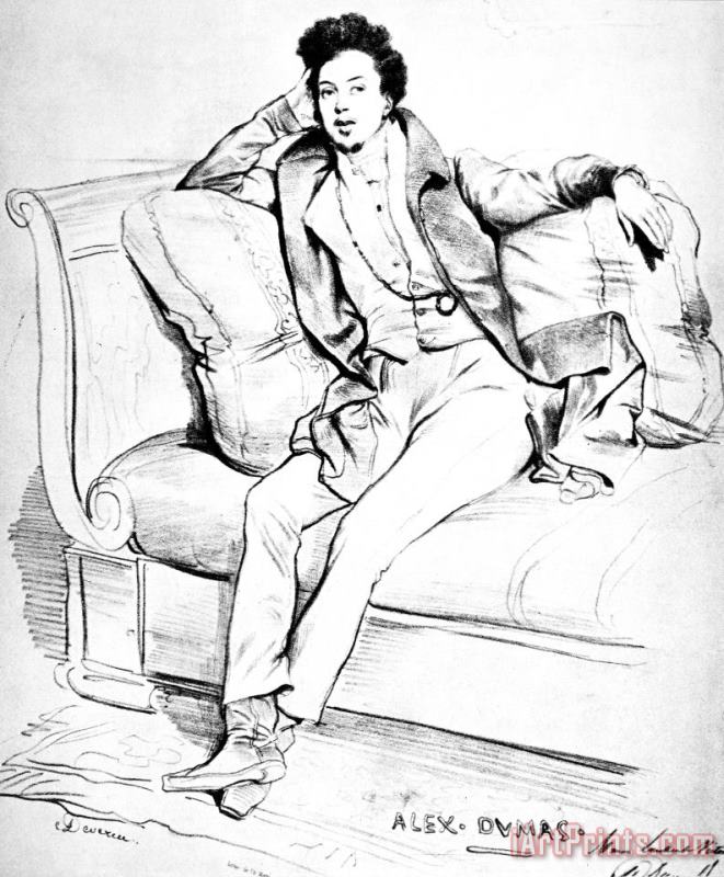 Others Alexandre Dumas (1802-1870) Art Print