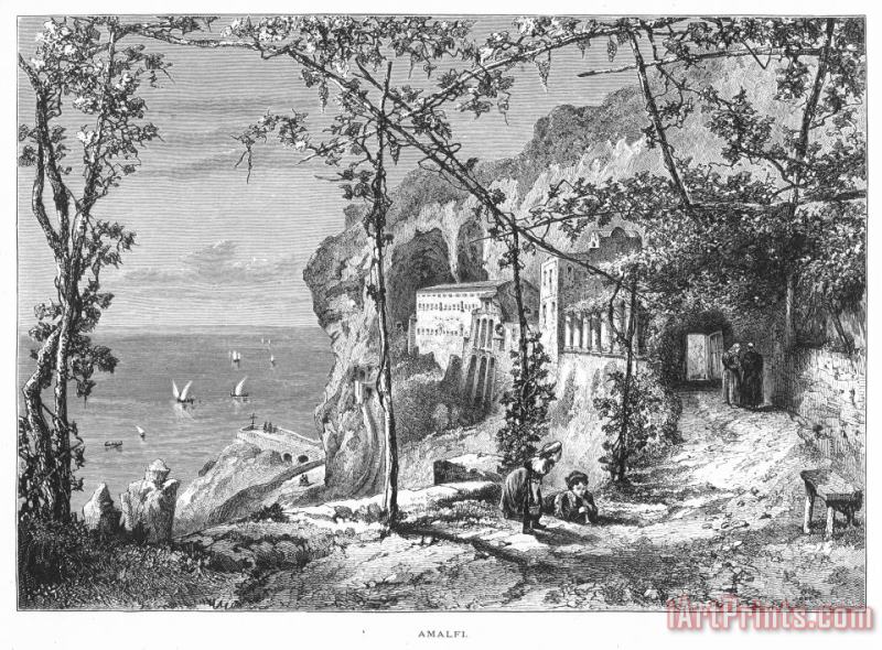 Amalfi, Italy painting - Others Amalfi, Italy Art Print