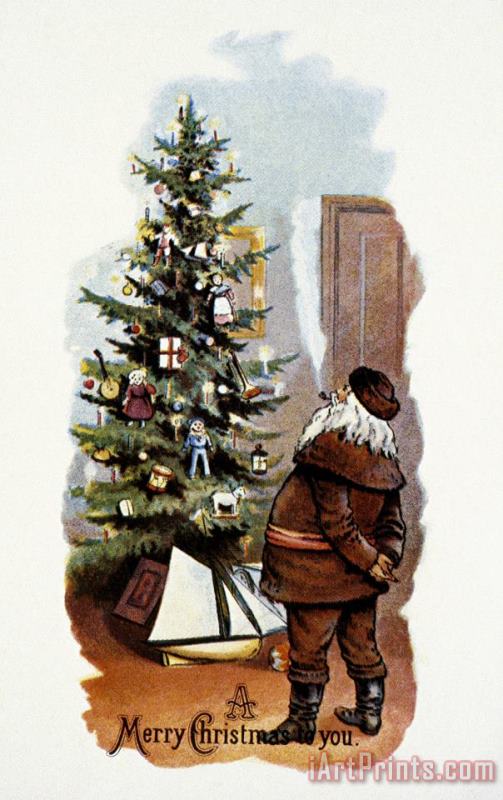 Others American Christmas Card Art Print