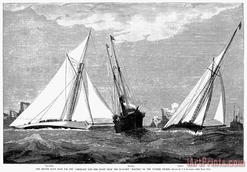 Americas Cup, 1887 painting - Others Americas Cup, 1887 Art Print