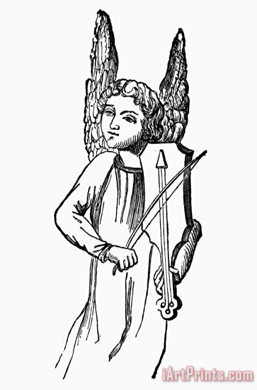 Others ANGEL, 13th CENTURY Art Print