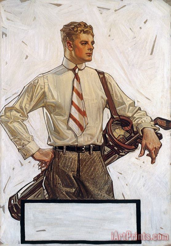 Arrow Shirt Collar Ad, 1922 painting - Others Arrow Shirt Collar Ad, 1922 Art Print
