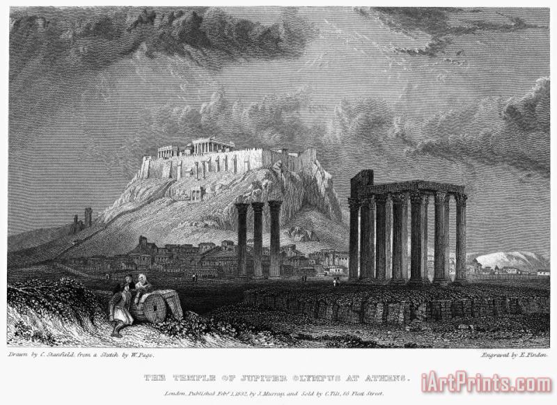 Athens: Olympian Zeus painting - Others Athens: Olympian Zeus Art Print