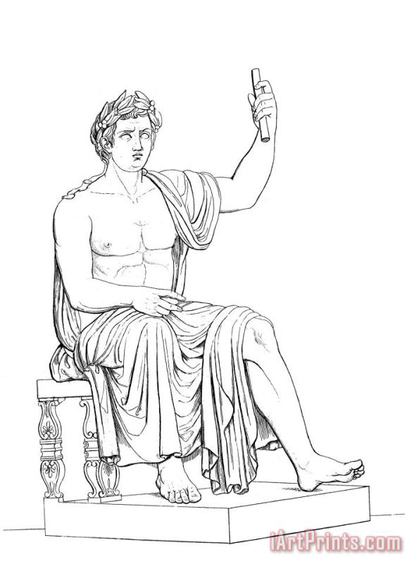 Augustus (63 B.c.-14 A.d.) painting - Others Augustus (63 B.c.-14 A.d.) Art Print