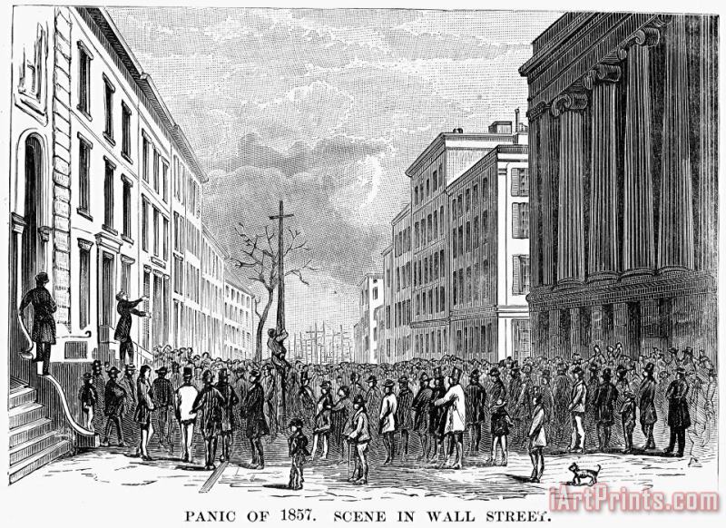 Bank Panic Of 1857 painting - Others Bank Panic Of 1857 Art Print