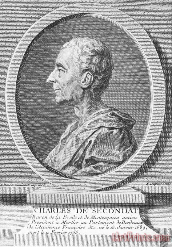 Baron De Montesquieu painting - Others Baron De Montesquieu Art Print