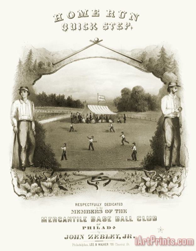Others Baseball, 1861 Art Print