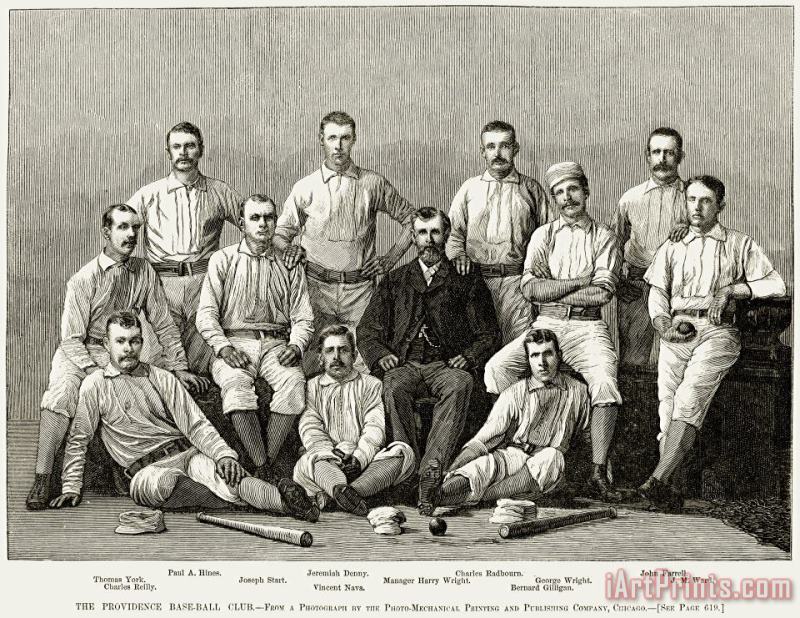 Others Baseball: Providence, 1882 Art Painting