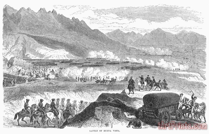 Battle Of Buena Vista, painting - Others Battle Of Buena Vista, Art Print