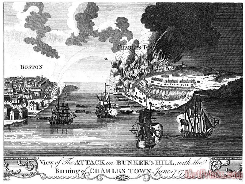 Others Battle Of Bunker Hill, 1775 Art Print