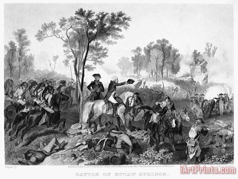 Others Battle Of Eutaw Springs Art Painting