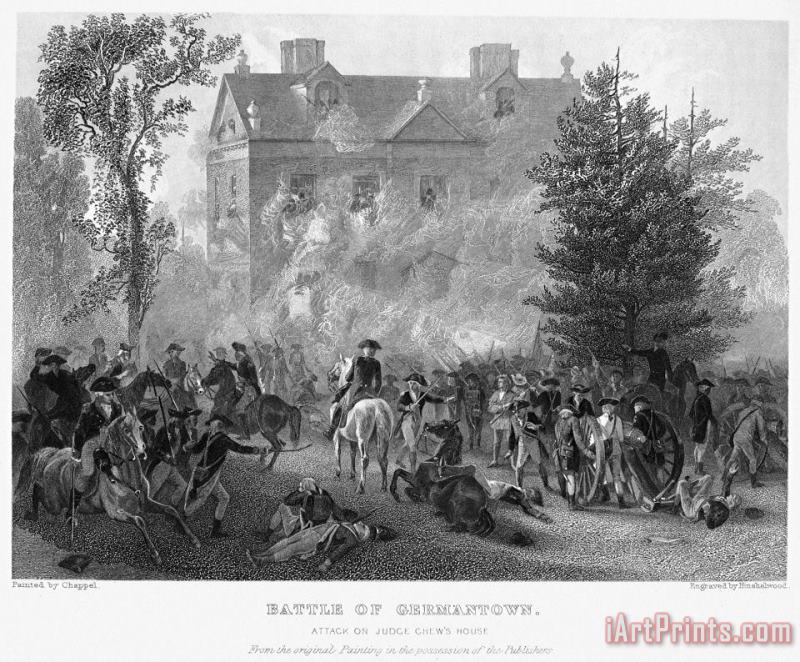 Battle Of Germantown, 1777 painting - Others Battle Of Germantown, 1777 Art Print