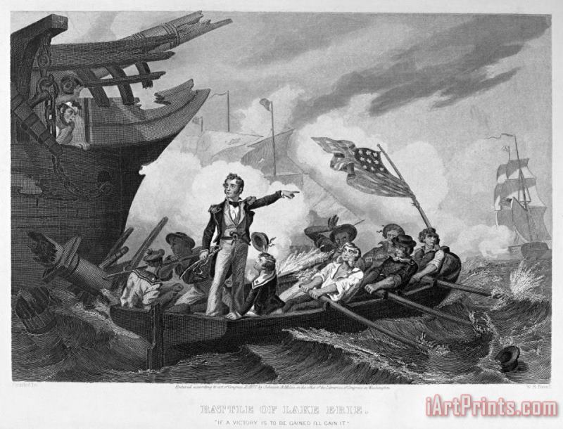 Battle Of Lake Erie, 1813 painting - Others Battle Of Lake Erie, 1813 Art Print