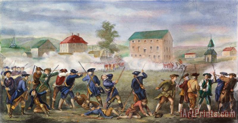 Battle Of Lexington, 1775 painting - Others Battle Of Lexington, 1775 Art Print