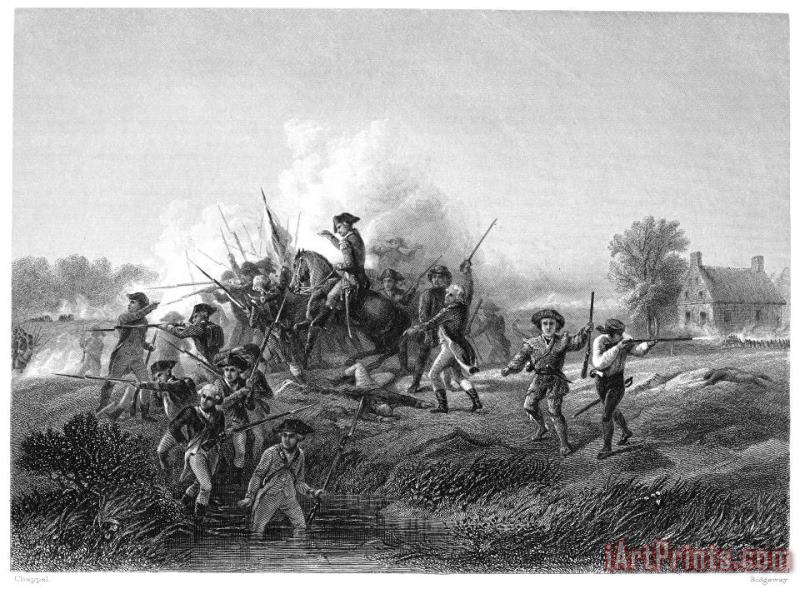 Others Battle Of Long Island, 1776 Art Print