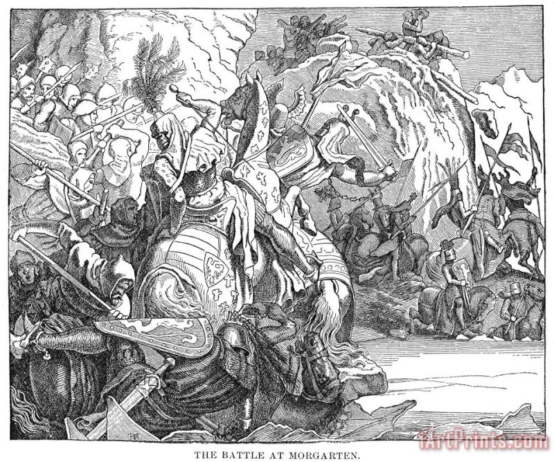 Others Battle Of Morgarten, 1315 Art Print