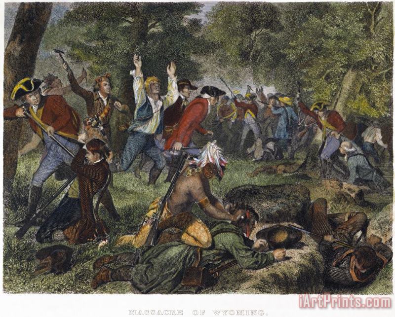 Others Battle Of Wyoming, 1778 Art Print