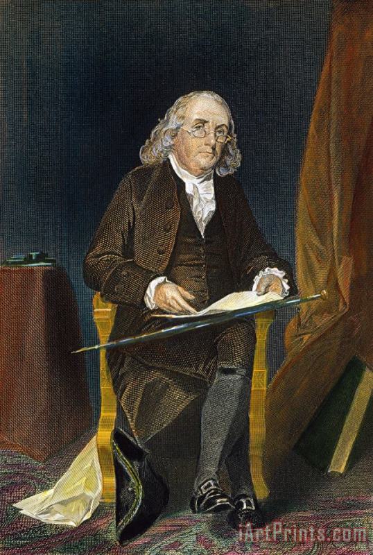 Benjamin Franklin painting - Others Benjamin Franklin Art Print