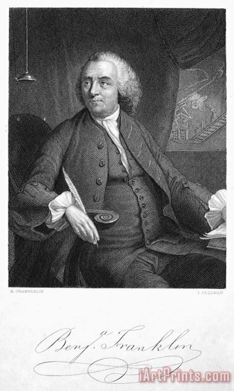 Others Benjamin Franklin (1706-1790) Art Print