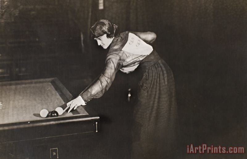 Others Billiard Champion, 1917 Art Print