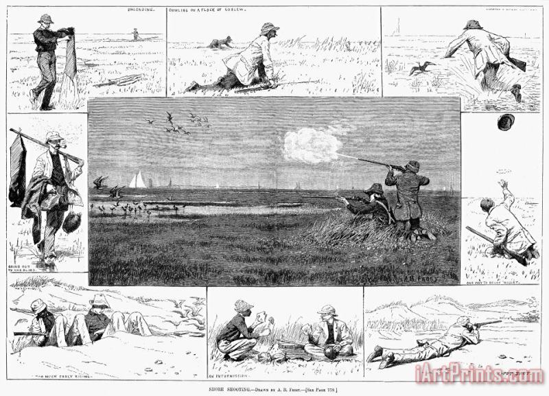 Bird Shooting, 1881 painting - Others Bird Shooting, 1881 Art Print