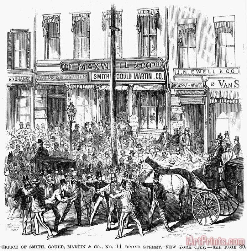 Black Friday, 1869 painting - Others Black Friday, 1869 Art Print