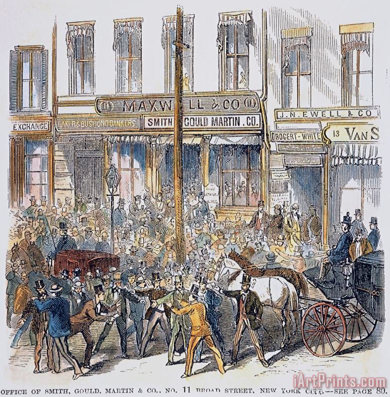 Black Friday, 1869 painting - Others Black Friday, 1869 Art Print