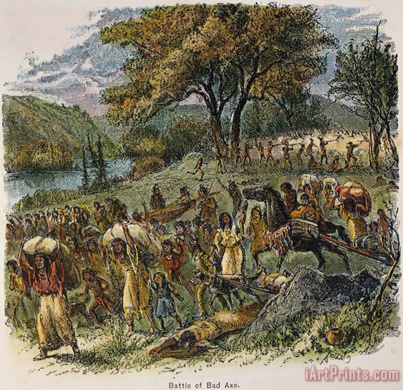 Others Black Hawk War, 1832 Art Painting
