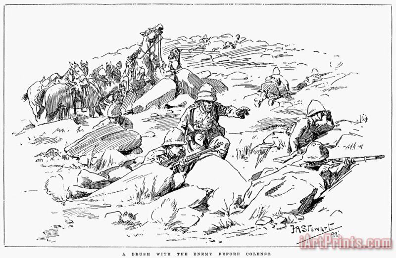 Boer War, 1899 painting - Others Boer War, 1899 Art Print
